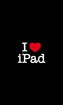 Screenshot №1 pro téma I Love Ipad 240x400