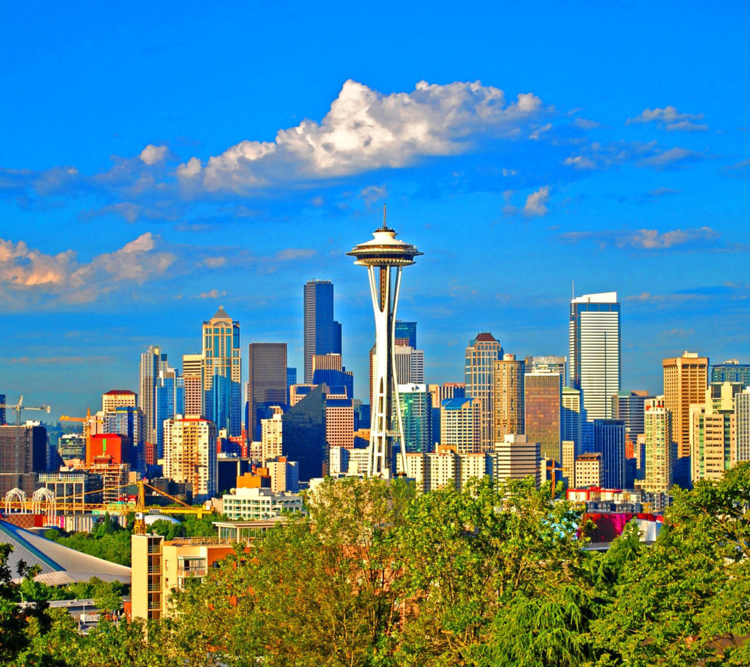 Das Seattle Landscape, Washington Wallpaper 1080x960