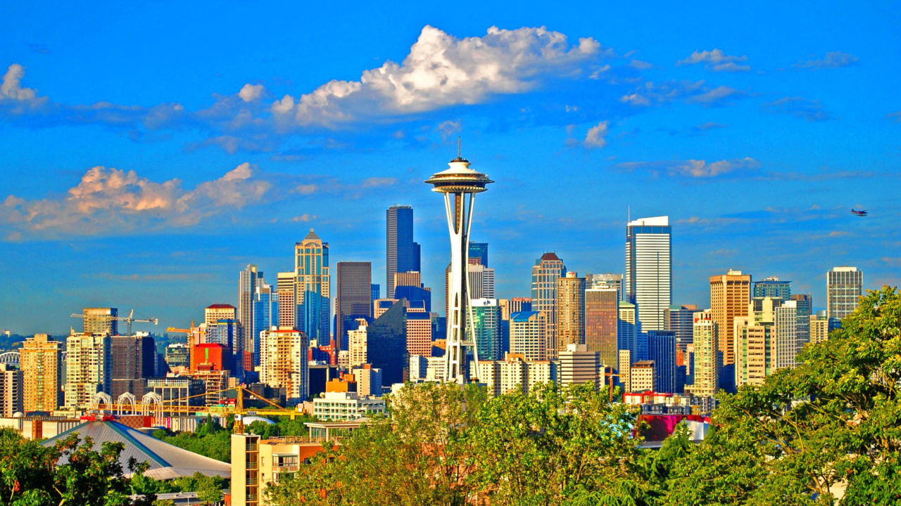 Screenshot №1 pro téma Seattle Landscape, Washington 1280x720