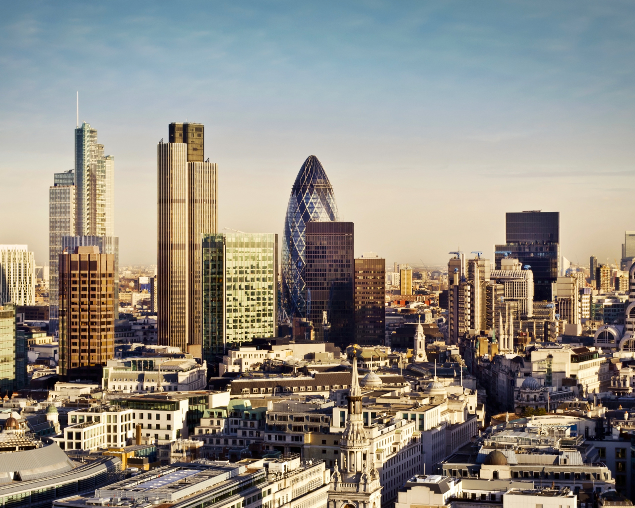 Screenshot №1 pro téma London City Panorama 1280x1024