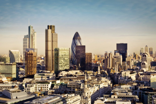 London City Panorama - Obrázkek zdarma pro Motorola DROID