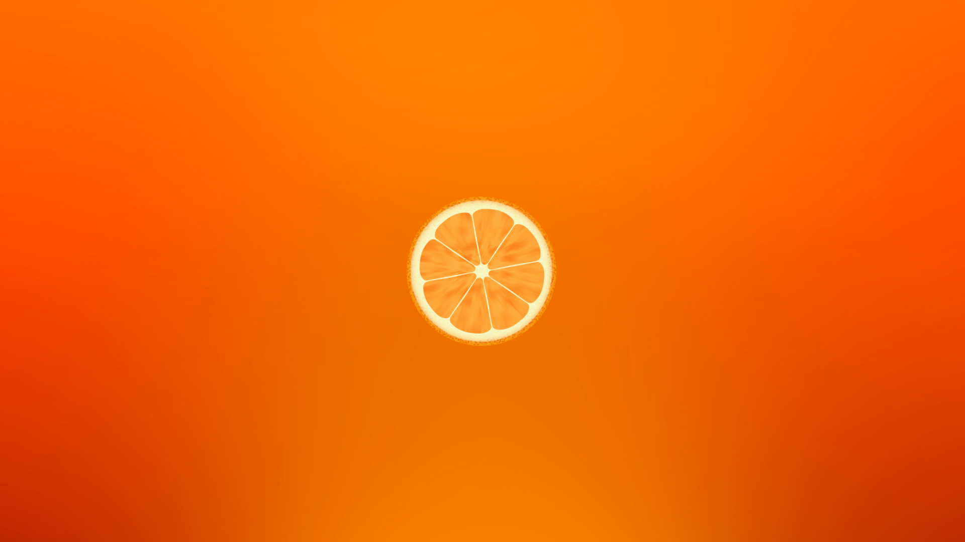Обои Orange Illustration 1920x1080