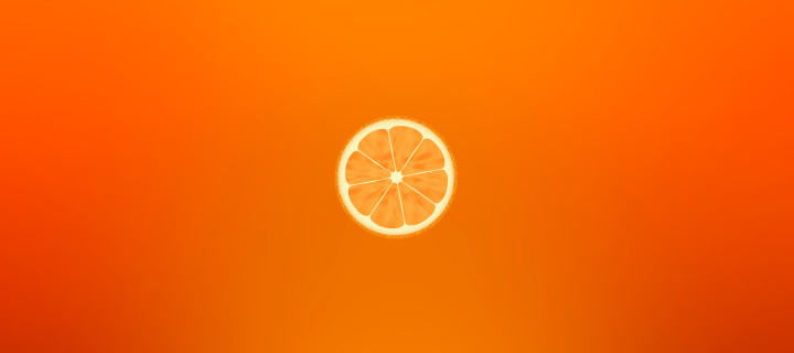 Обои Orange Illustration 720x320