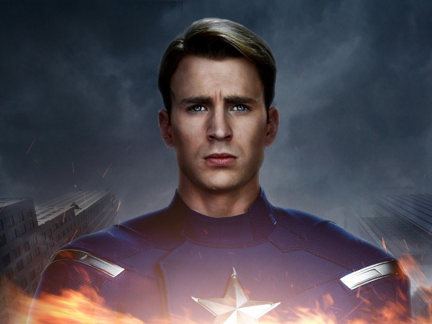 Captain America wallpaper 1400x1050