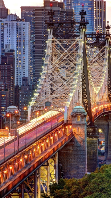 Обои Queensboro Bridge 360x640