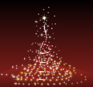 Kostenloses Merry Christmas Lights Wallpaper für iPad mini