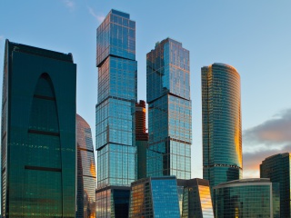 Moscow City wallpaper 320x240
