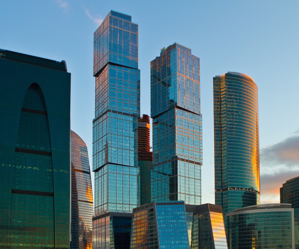 Moscow City wallpaper 960x800