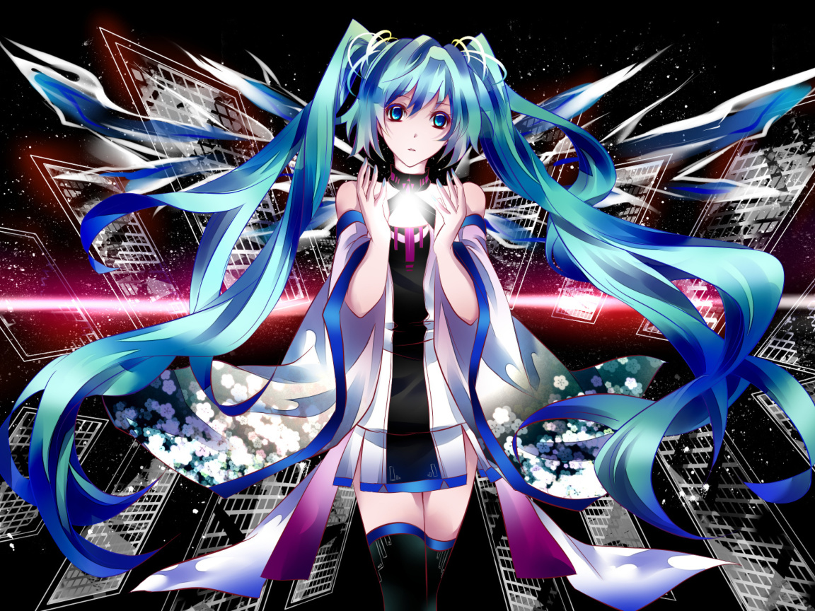 Screenshot №1 pro téma Vocaloid Hatsune Miku 1152x864