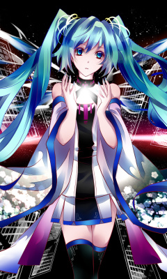 Screenshot №1 pro téma Vocaloid Hatsune Miku 240x400