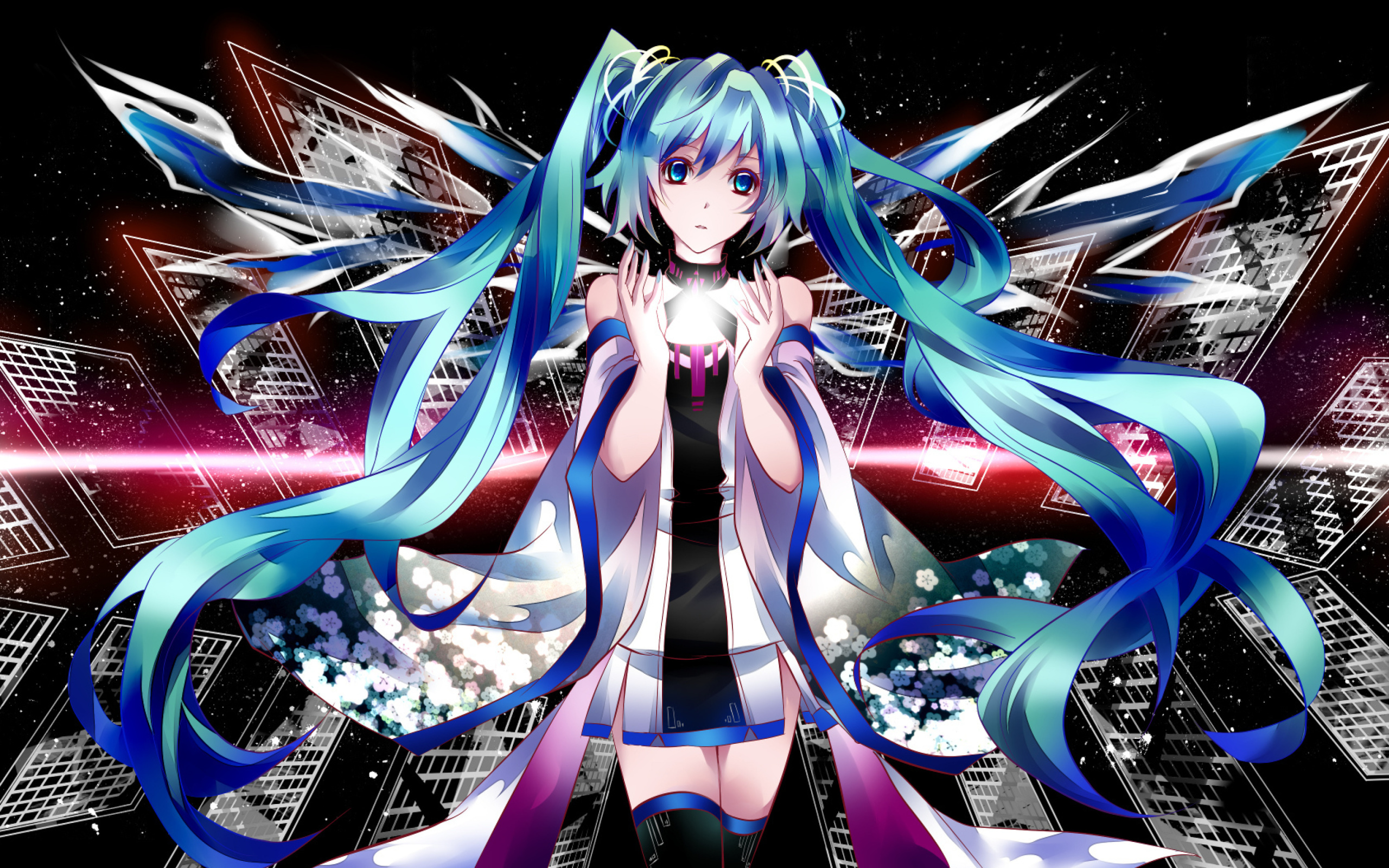 Screenshot №1 pro téma Vocaloid Hatsune Miku 2560x1600