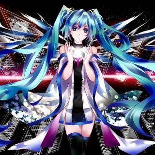 Vocaloid Hatsune Miku sfondi gratuiti per iPad Air