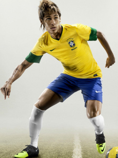Fondo de pantalla Neymar da Silva Santos 240x320