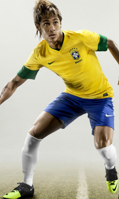 Fondo de pantalla Neymar da Silva Santos 240x400
