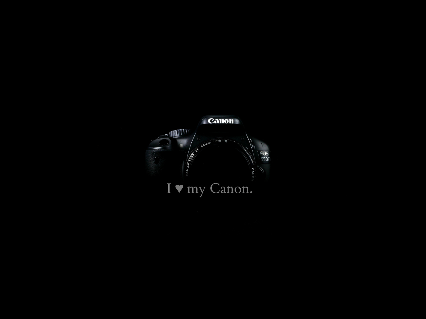 Обои I Love My Canon 1400x1050