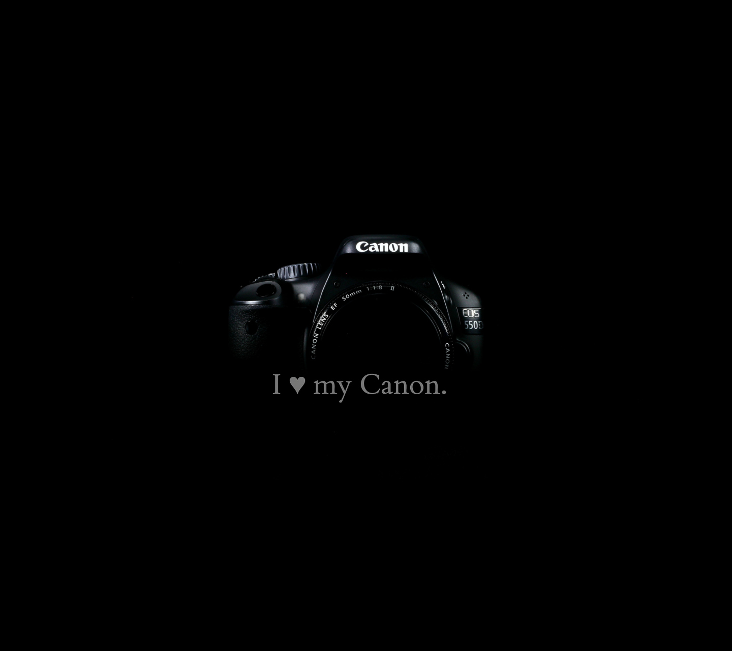 I Love My Canon wallpaper 1440x1280