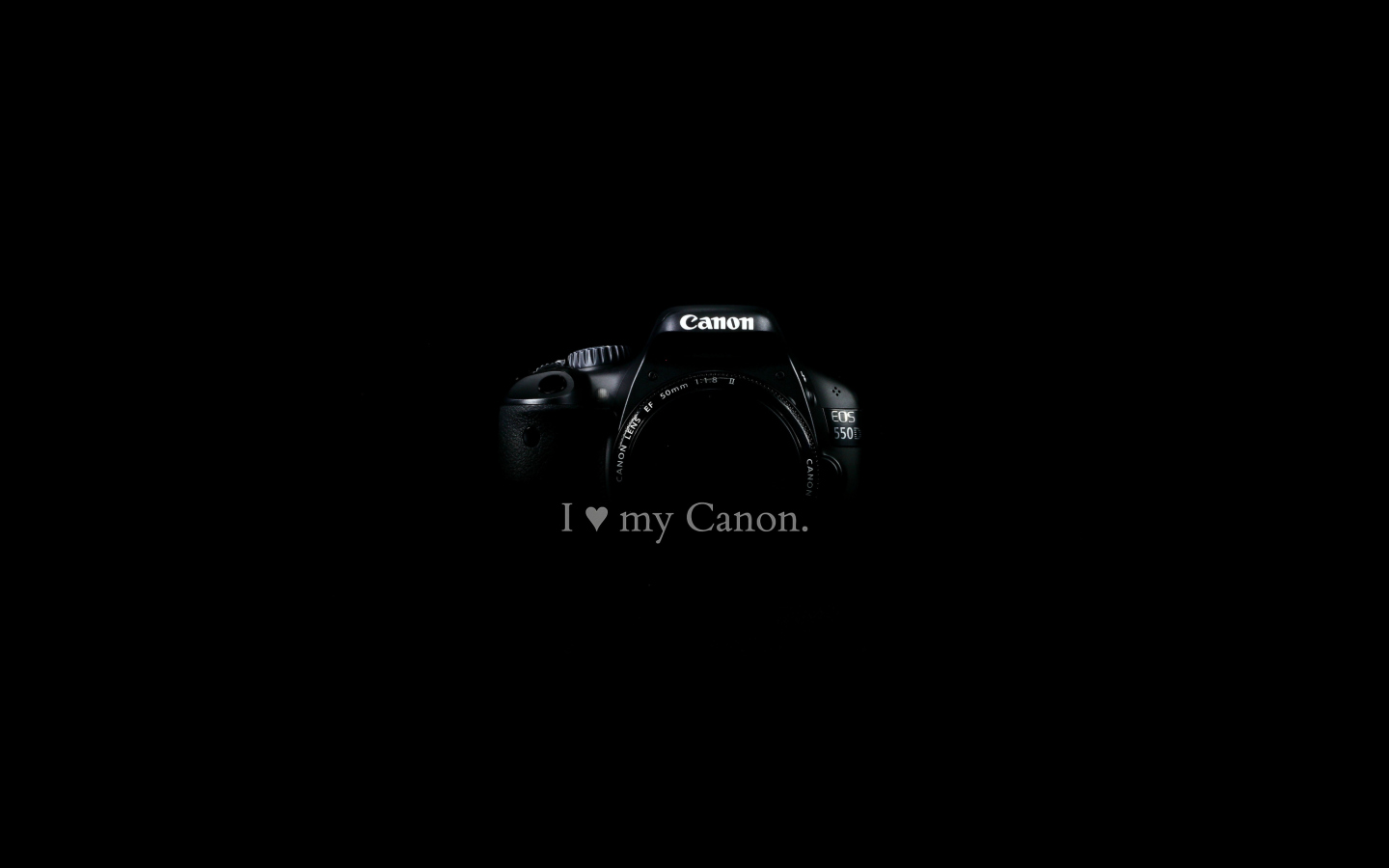 I Love My Canon wallpaper 1440x900