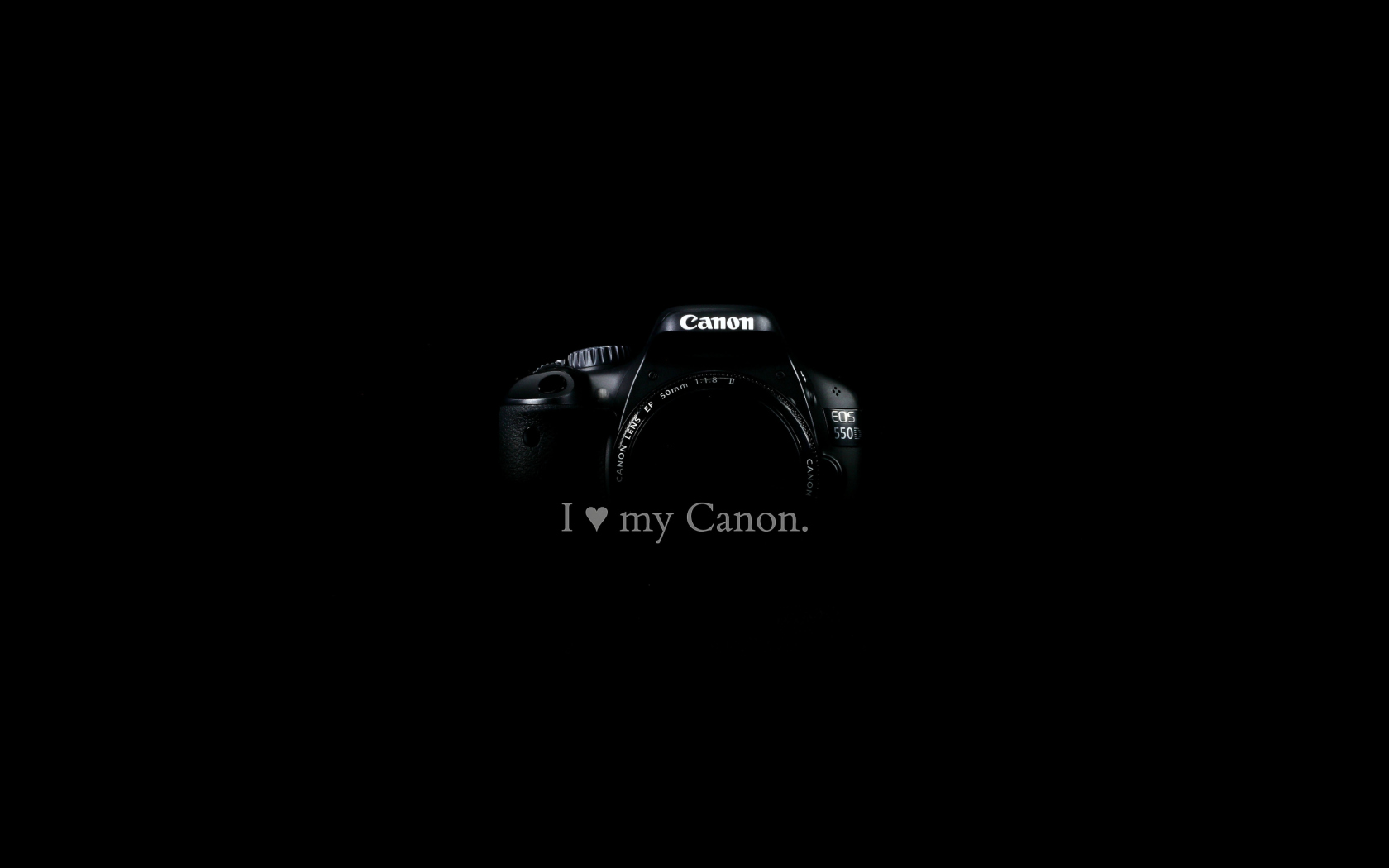 Обои I Love My Canon 1680x1050