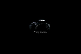 I Love My Canon - Obrázkek zdarma pro 1600x1200