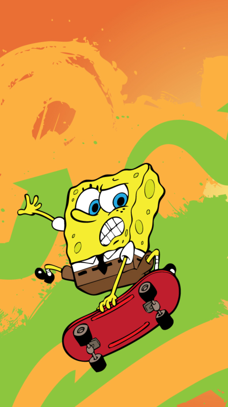 Screenshot №1 pro téma Spongebob Skater 750x1334