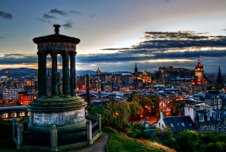 Free Edinburgh Lights Picture for Android, iPhone and iPad