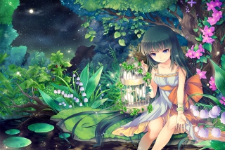 Flower Girl - Obrázkek zdarma pro HTC EVO 4G