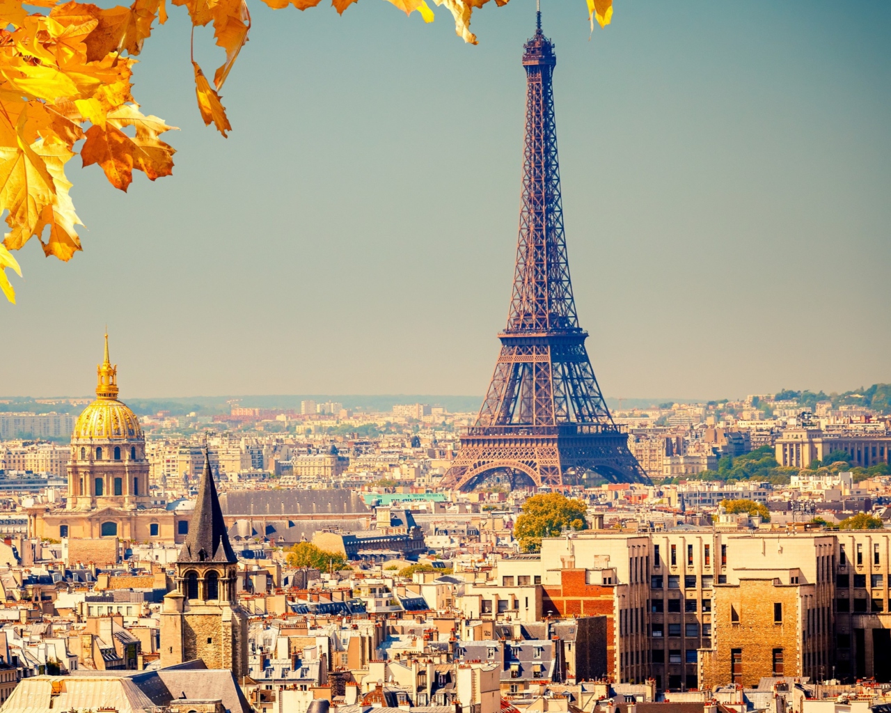 Screenshot №1 pro téma Paris In Autumn 1280x1024