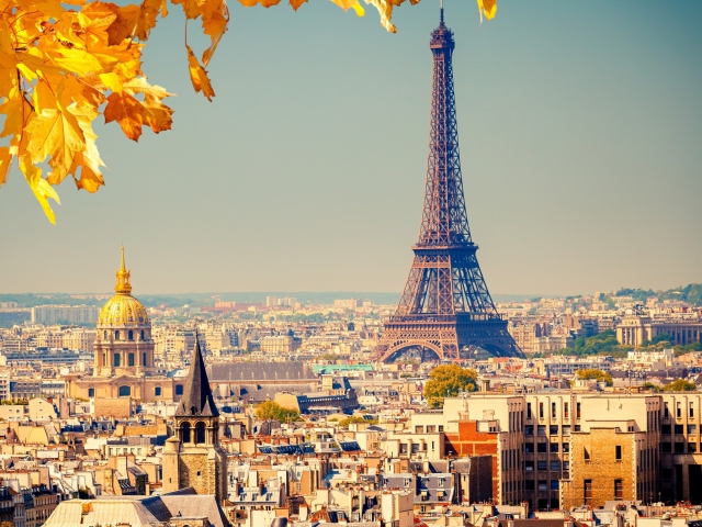 Das Paris In Autumn Wallpaper 640x480