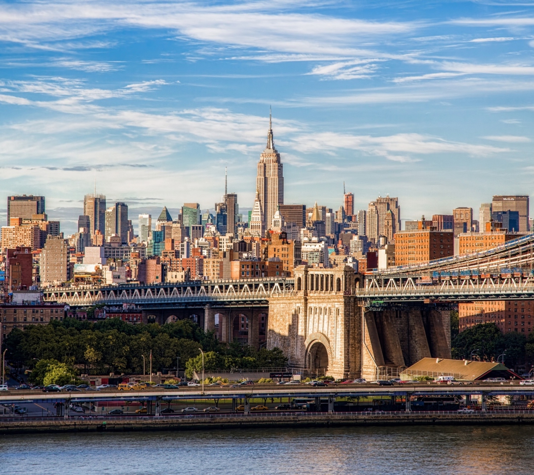 Screenshot №1 pro téma Brooklyn Bridge, Manhattan, New York City 1080x960