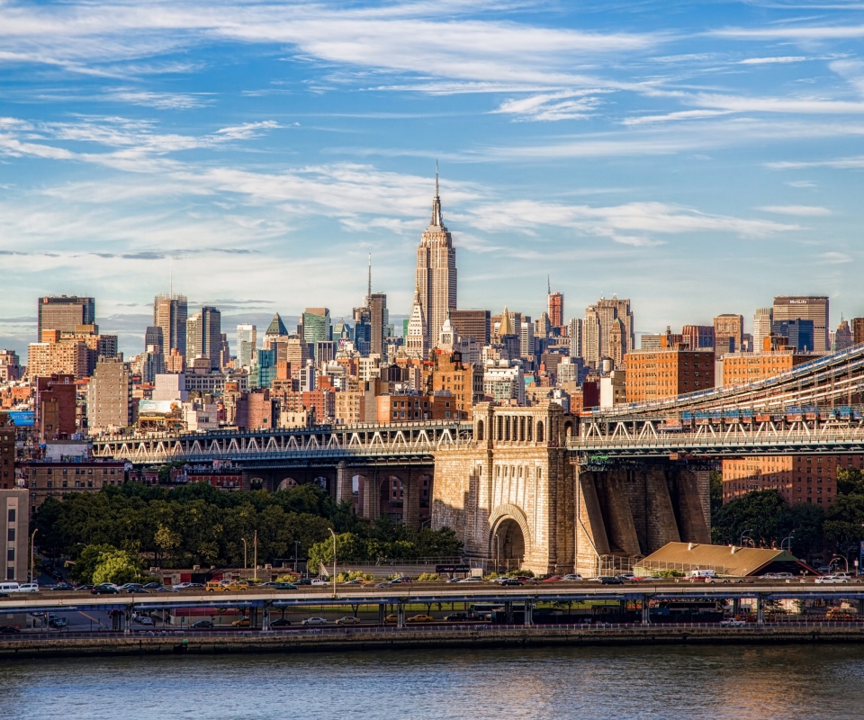 Sfondi Brooklyn Bridge, Manhattan, New York City 960x800