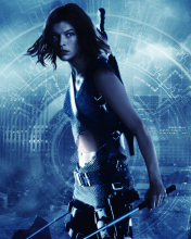 Fondo de pantalla Resident Evil, Milla Jovovich 176x220