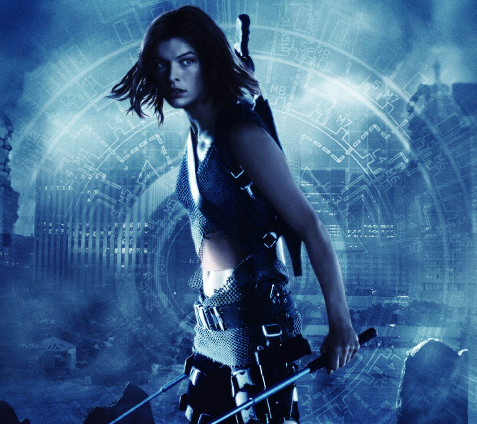 Fondo de pantalla Resident Evil, Milla Jovovich 960x854