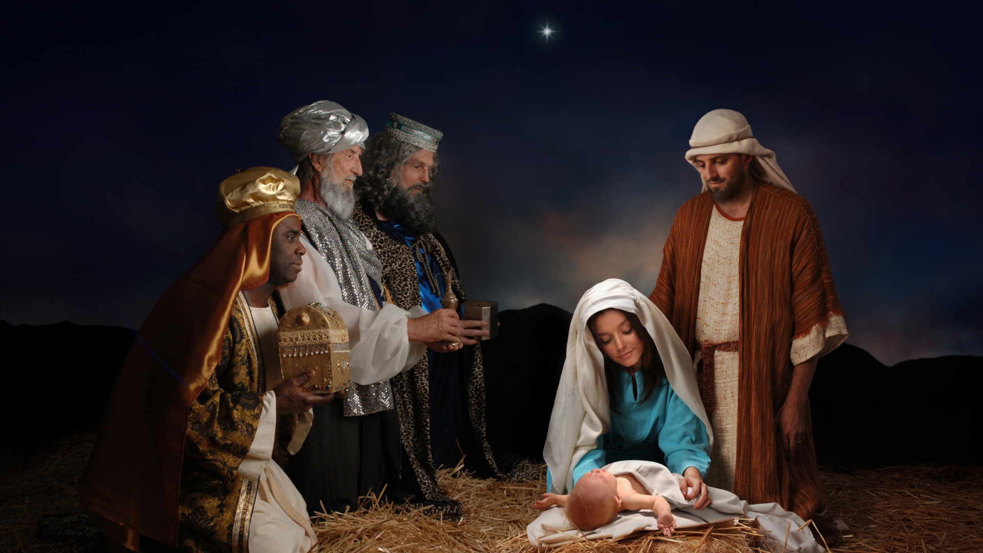 Screenshot №1 pro téma The Birth Of Christ 1920x1080