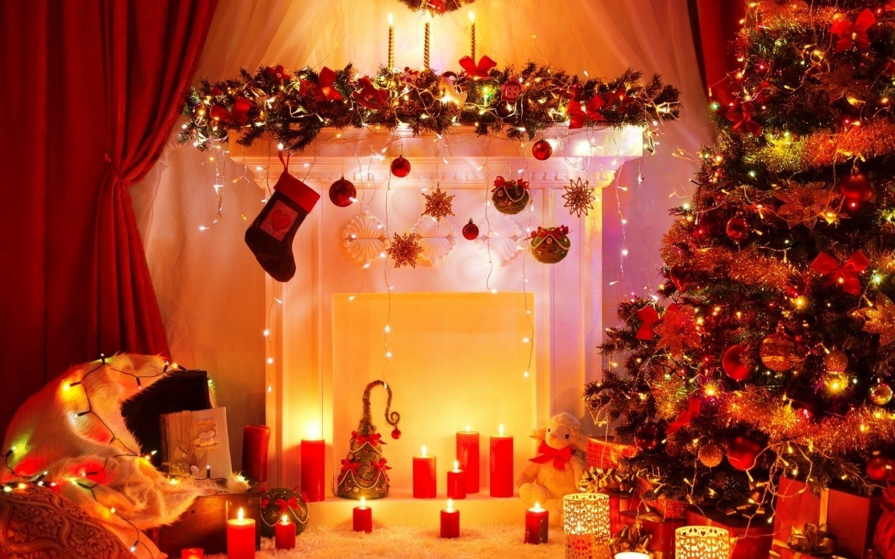 Fondo de pantalla Home christmas decorations 2021 1280x800