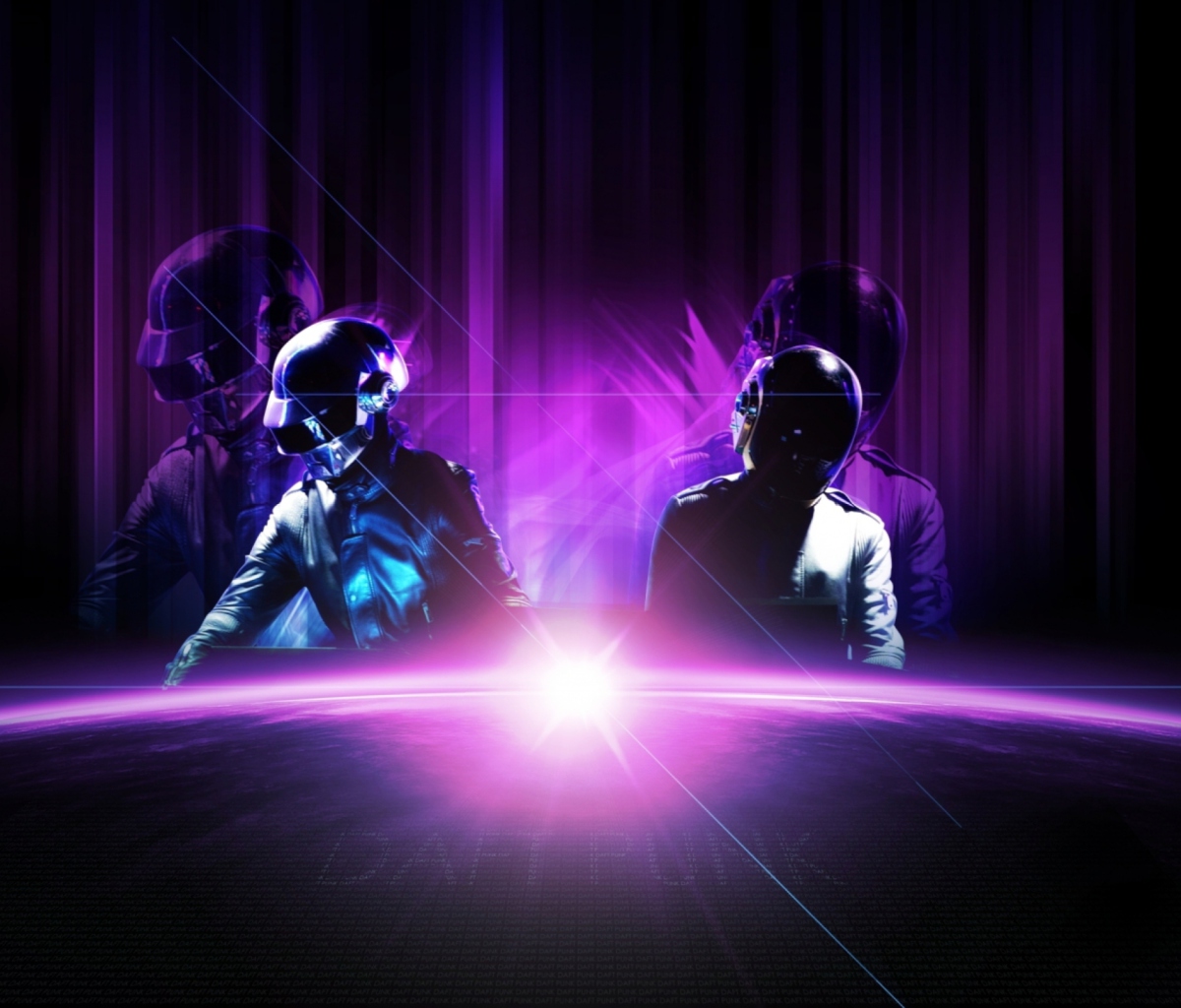 Screenshot №1 pro téma The Radiance of Daft Punk 1200x1024