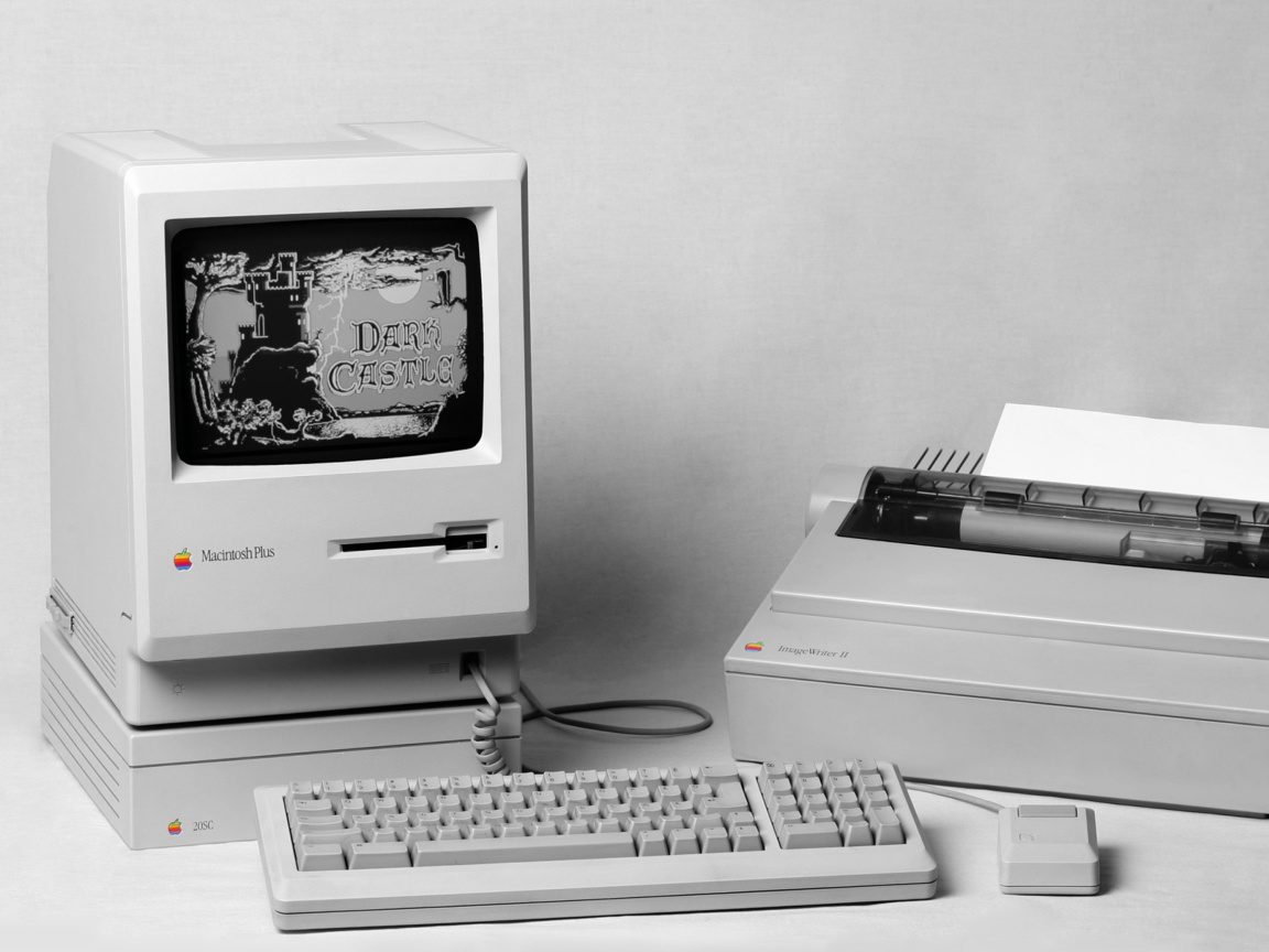 Fondo de pantalla Macintosh Plus 1152x864