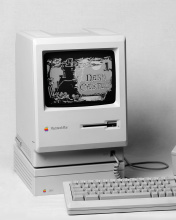 Fondo de pantalla Macintosh Plus 176x220