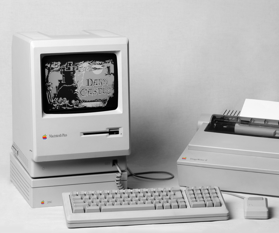 Das Macintosh Plus Wallpaper 960x800