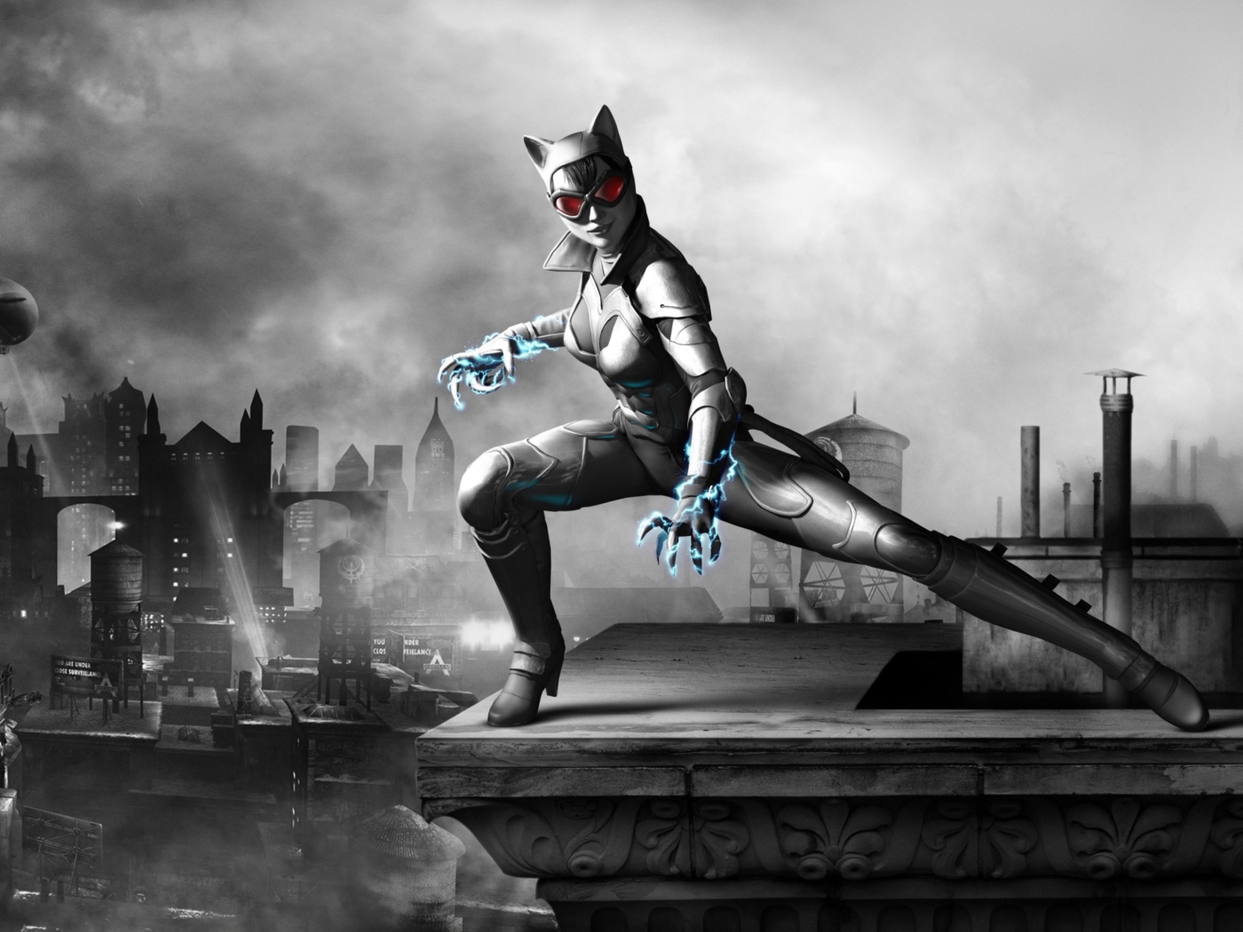 Обои Batman - Arkham City Armored Edition, Catwoman 1400x1050
