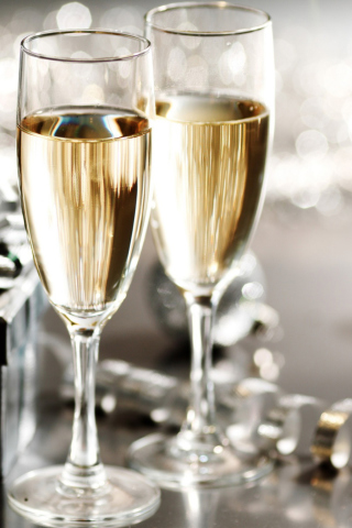 Screenshot №1 pro téma New Years Eve Champagne 320x480
