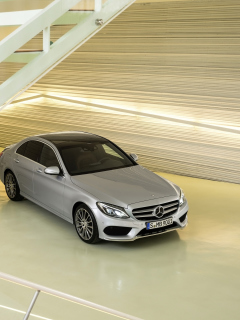 Das 2014 Mercedes Benz C Class C250 Wallpaper 240x320