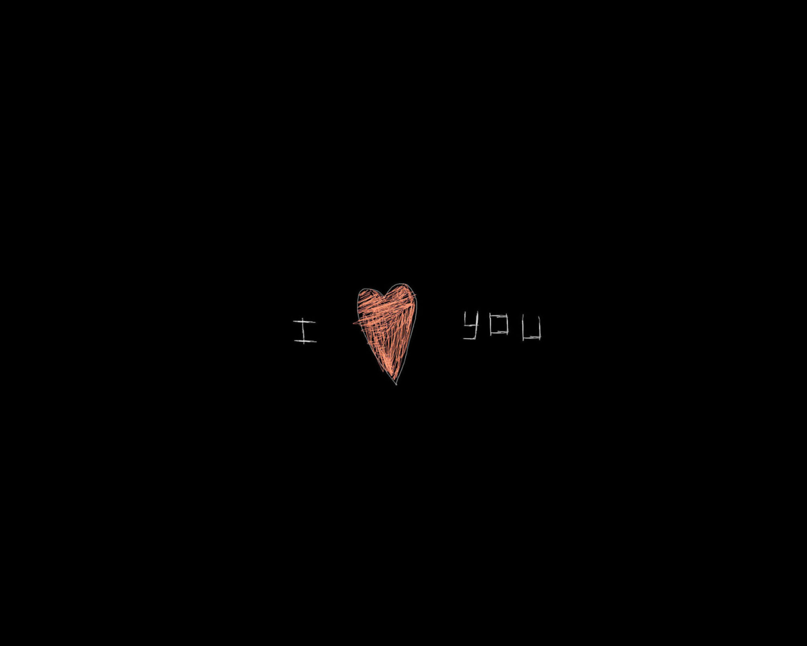 Screenshot №1 pro téma I Love You 1600x1280