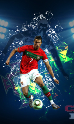 Das Cristiano Ronaldo Wallpaper 240x400