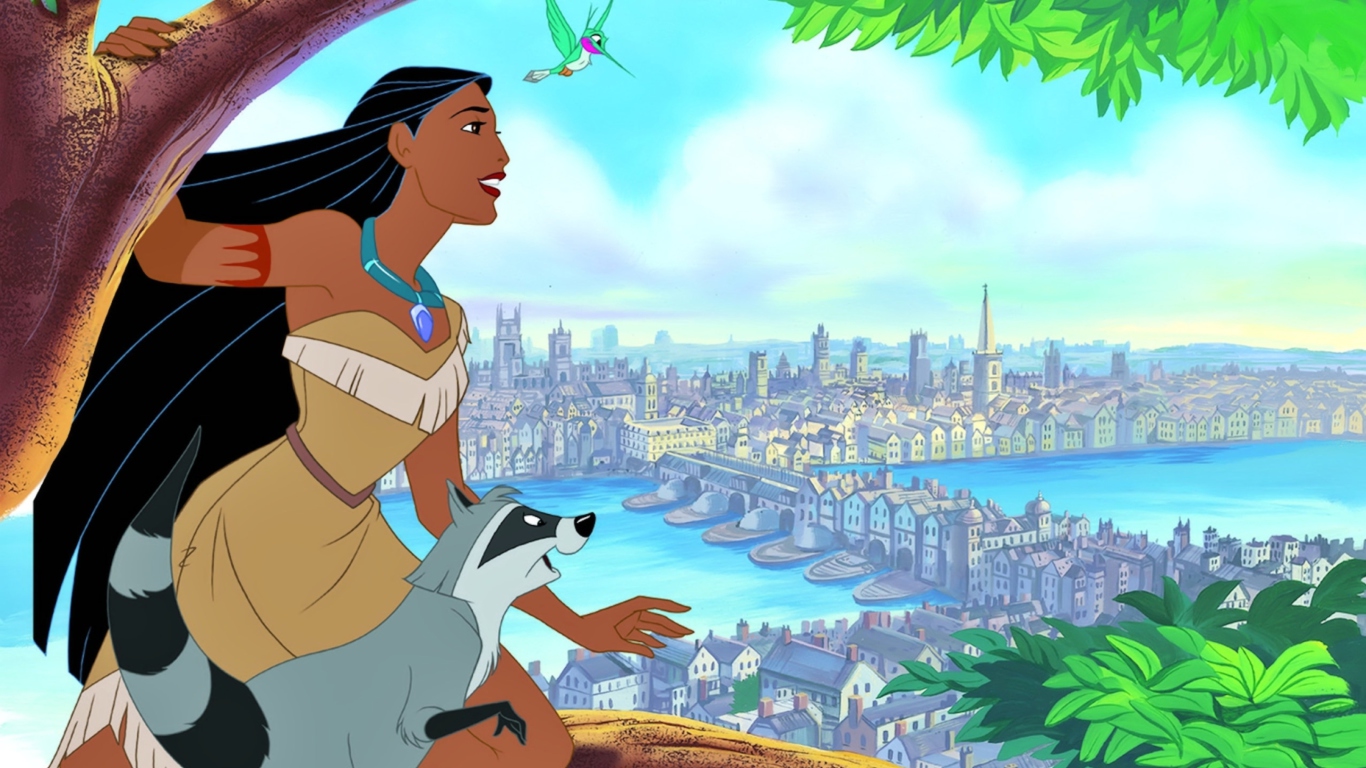 Screenshot №1 pro téma Pocahontas Disney 1366x768