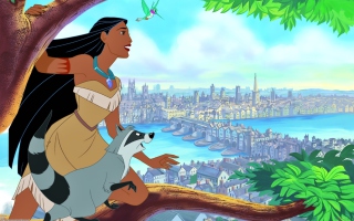 Pocahontas Disney - Obrázkek zdarma pro Nokia Asha 210