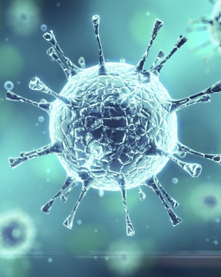 Coronavirus COVID 19 and Bacterium - Fondos de pantalla gratis para iPhone 4S