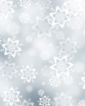 Fondo de pantalla Snowflakes 176x220