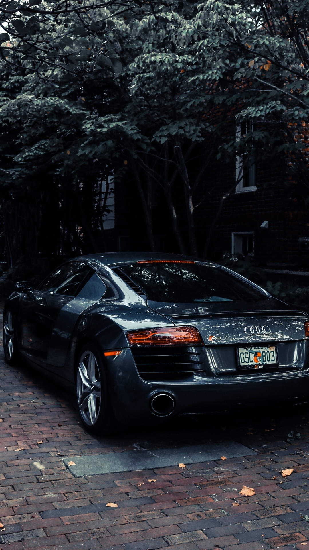 Screenshot №1 pro téma Audi R8 Black V10 1080x1920