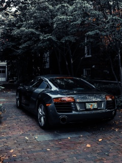 Audi R8 Black V10 screenshot #1 240x320