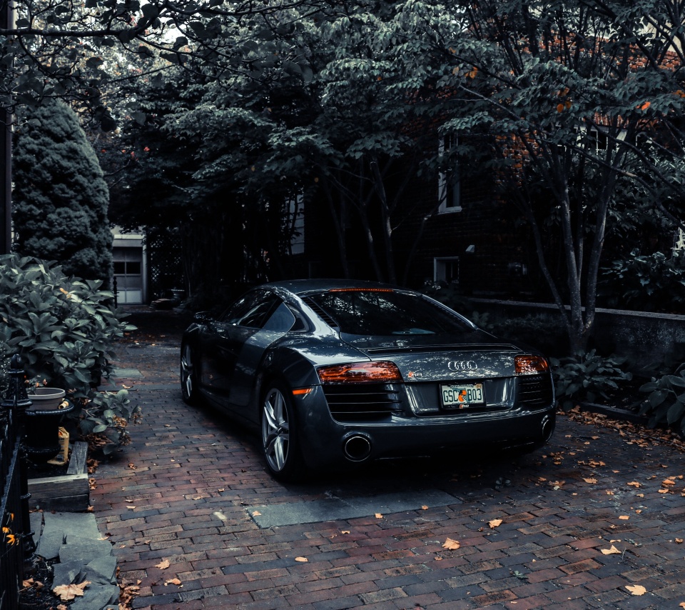 Audi R8 Black V10 screenshot #1 960x854
